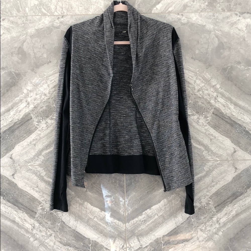 Grey/black Cross LuLu Lemon Jacket